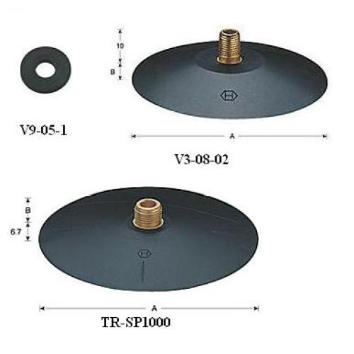 Rubber Spud and Washer for Truck Valve