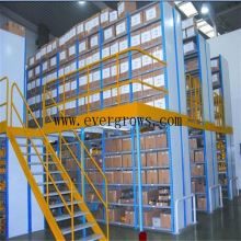 Steel floor mezzanine racking