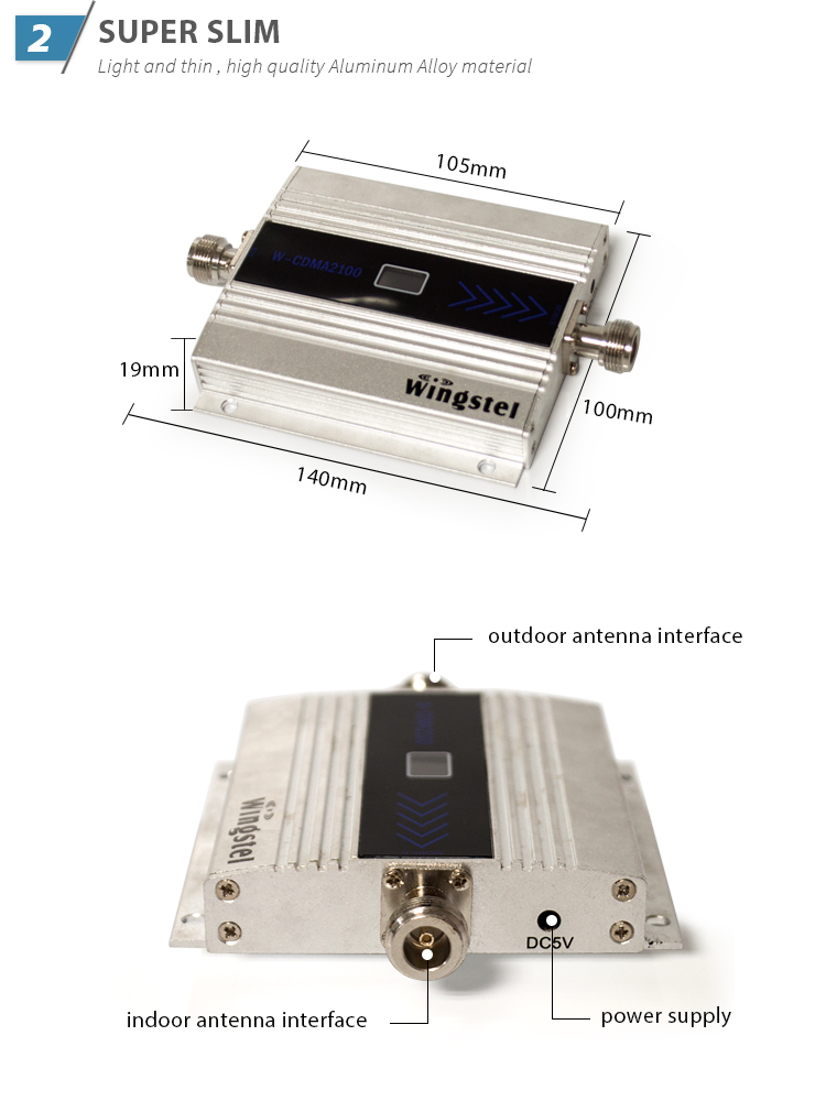 CDMA 850mhz Cell Phone Signal Repeater mobile signal booster for home use