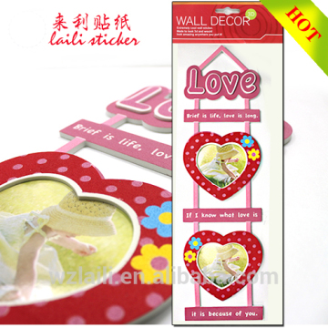 children's EVA photo frame sticker for wall decor