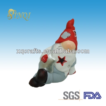 Ceramic decorative santa claus