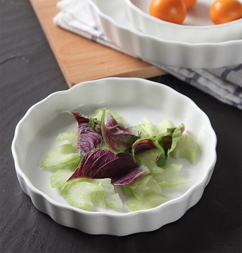 Customized Rectangle Kitchen Ware Baking Tray Ceramic Bake Pan Bakeware Sets