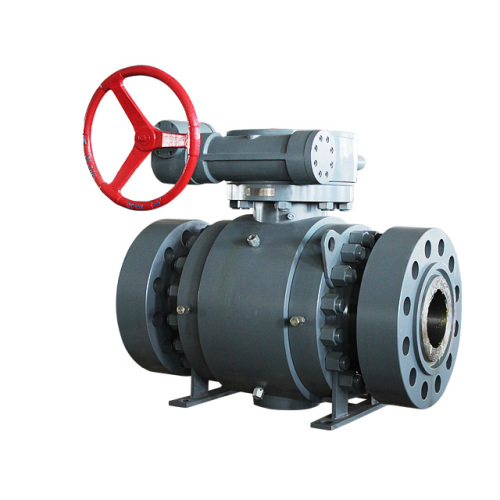 Gear Operated 3 PCS Casted Steel Ball Valve