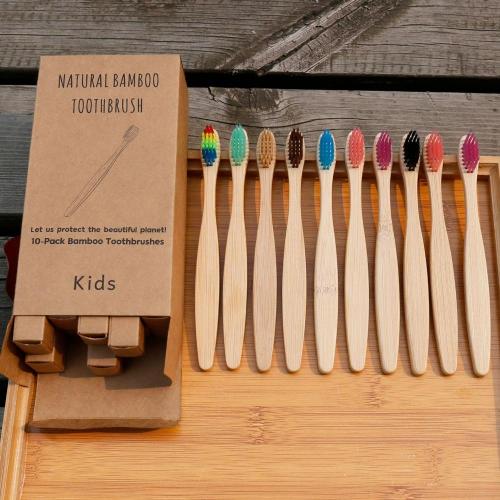 Eco friendly bamboo toothbrush kids