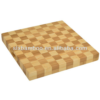 RECETANGLE end grain bamboo kitchen chopping boards cheaping