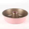 8" Aluminium Alloy Angel Food Cake Pan-Pink