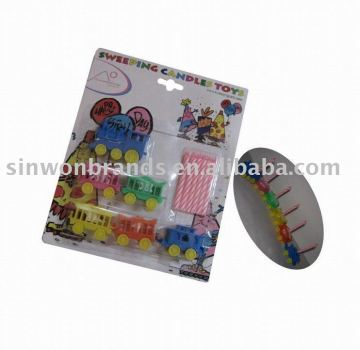 6pcs MINI TRAIN W/6pcs CANDLE