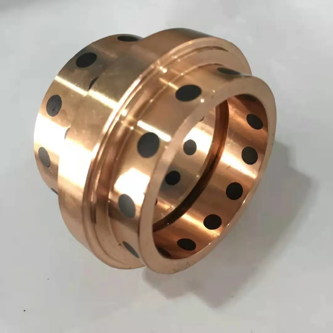 Dry Sliding Flanged Bronze Sleeve Oilless Bushing