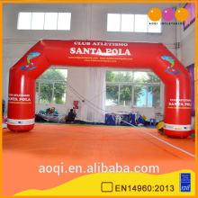 inflatable red welcome arch gate for promotion