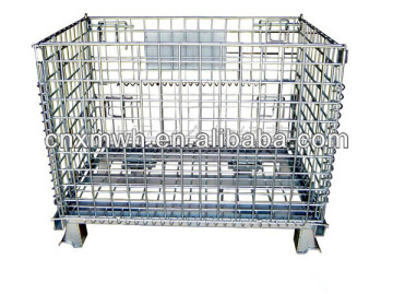 Industrial wire mesh crate