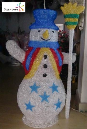 Funny christmas decorative snowman nice moving snowman fancy standing snowman