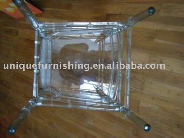 Clear Plastic Resin Chiavari Ballroom Chair