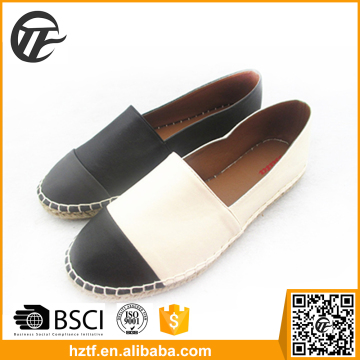 2016 new quality cheap leather espadrilles