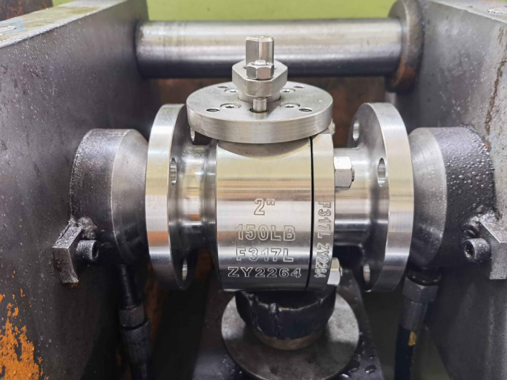 Ball Valve Hydraulic Test Jpg