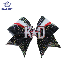 Custom Rhinestones Cheer Hair Bows
