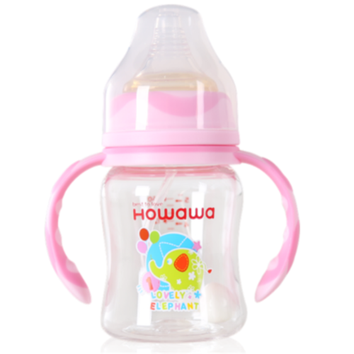 Weithals automatische PCTA Babyflasche mit Griff