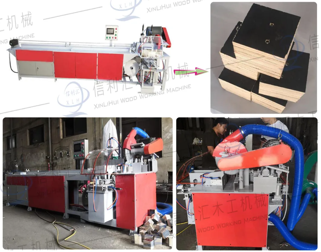 Factory Direct Small Wood Block Automatic Cutting Machine Wooden Pallet Cutting Machine Square Wood Cutting Machine Packaging Equipment