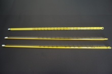 Mercury-Filled yellow General Laboratory Thermometers