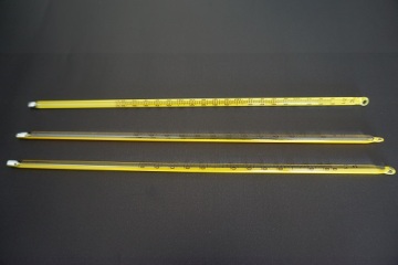 Mercury-Filled yellow General Laboratory Thermometers