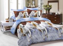 Microfiber 3D Print Animal Duvet Cover Set