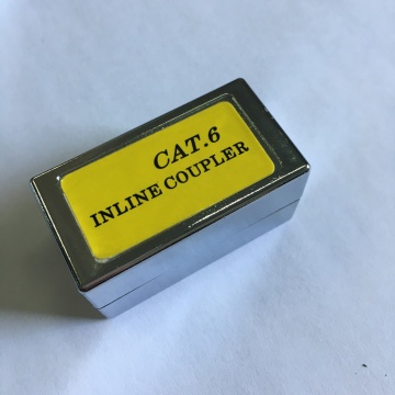 Shielded Cat.6 Inline Coupler Keystone Jack