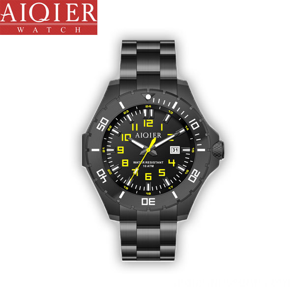 luxury waterproof 316L stainless steel watch