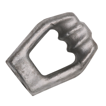 Galvanized thimble forging eye nut