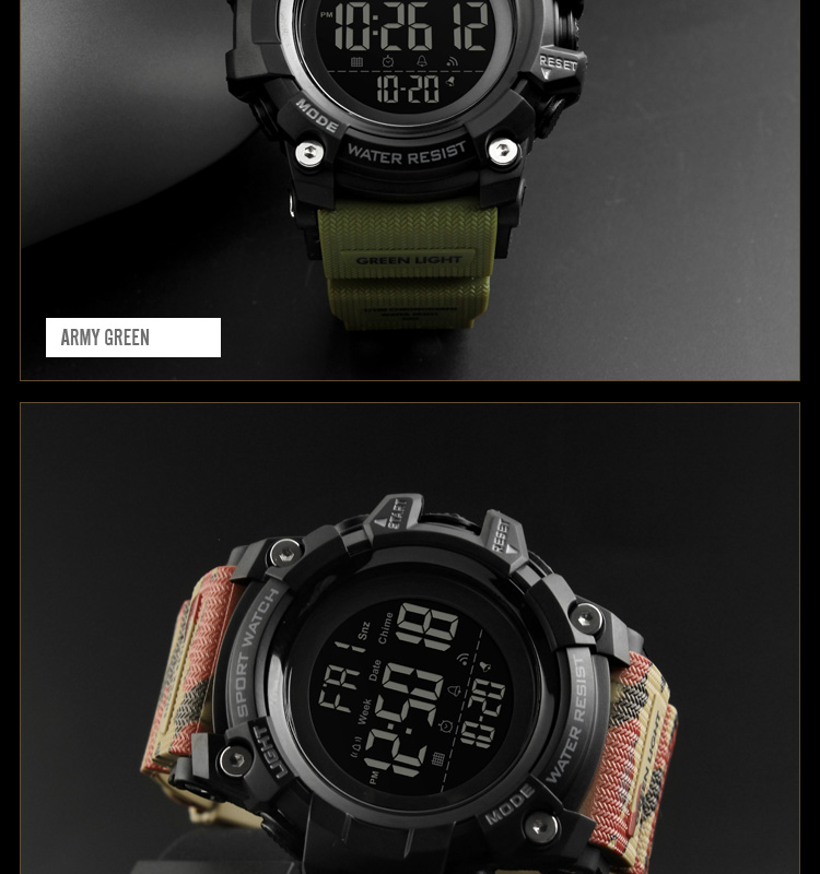 Skmei Original Watch Digital Waterproof Watch Camouflage Japan Movement Sports Men Watch