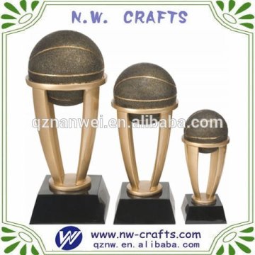 Resin basketball club trophy cup