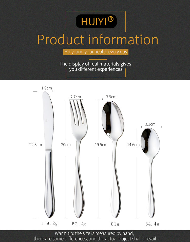 Unique Restaurant 24pcs Cutlery