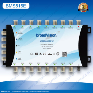 China Supply Satellite Distribution Lnb Receiver 5 X 16 Multiswitch With Power Supply?