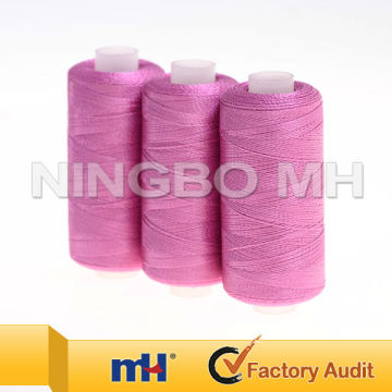 Color polyester embroidery thread