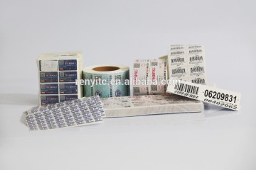 self adhesive silver foil label