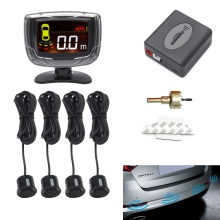 22mm Round Sensor Auto Reverse Radar Parking System with LCD Display Alarm