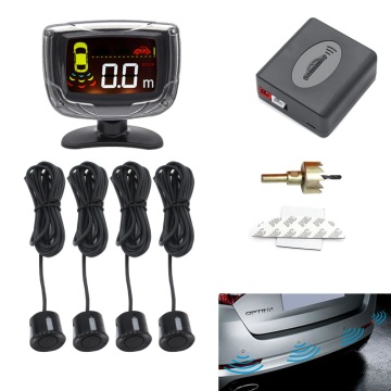 22mm Round Sensor Auto Reverse Radar Parking System with LCD Display Alarm