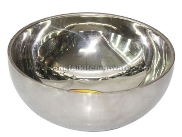Stainless steel wash bowl