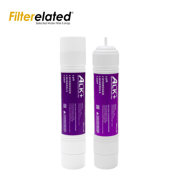 Quick connect T33 inline ionizer water filter cartridge
