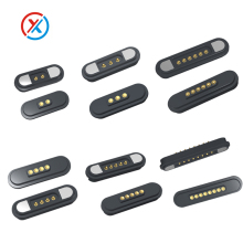Magnetic Pogo Pin Connector: 2-9 Pin Male/Female Power Charging Waterproof Connector