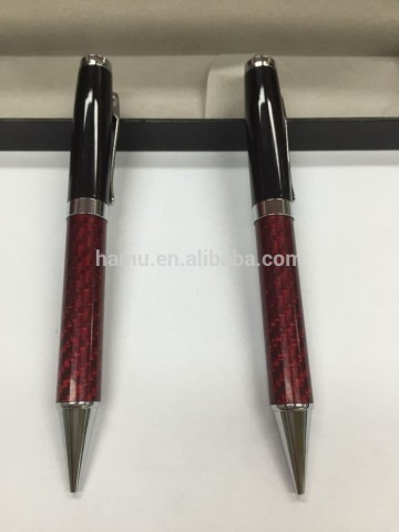 red and black twist heavy metal pencil