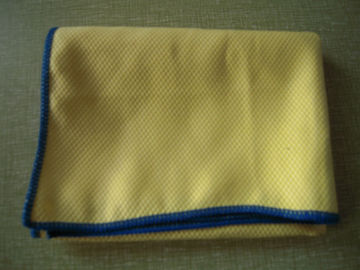 High Quality  microfiber Cleaning Towel with Overlocking