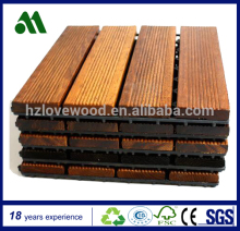 LW- DIY Wood Preservative Tiles, Interlocking Preservative Wooden Tiles, Wood Tiles