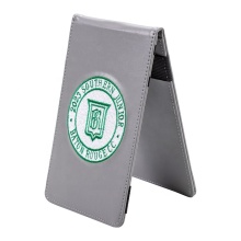 Eco-Friendly Leather Golf Scorecard Holder with Custom Embroidery Logo