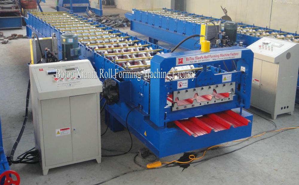 Steel Roof trapezoidal Panel roll forming machine