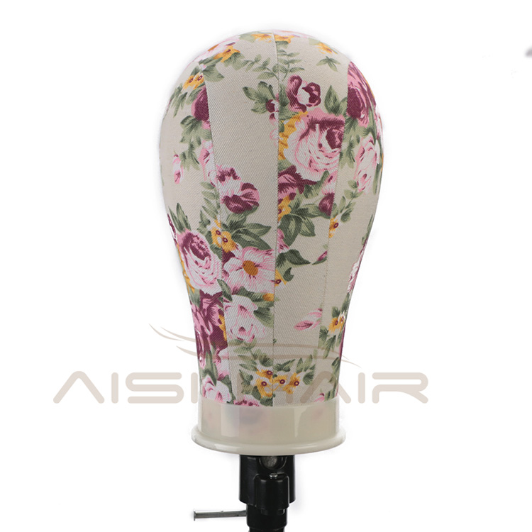 Aisi Hair Poly Canvas Block Training Head Mannequin Manikin Head Wig Stand wig head stand wig accessories