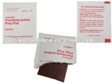 Povidone-Iodine prep pads L 08