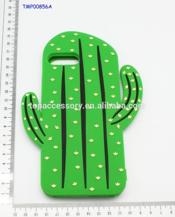 New style cactus silicone phone case drop phone case