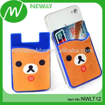 Silicon Wallet Cellphone with Cusotom Logo