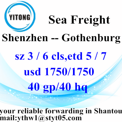 Shenzhen Professional Forwarder Shipping to Gothenburg