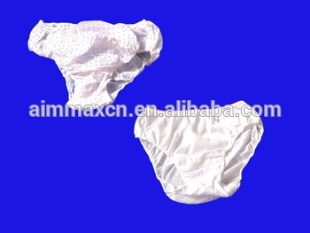 Nonwoven maternity panties/disposable lace maternity panties