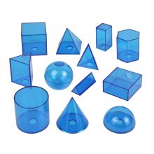 3D Plastic Transparent Toy Models: Geometry Solids and Math Models of Geometric Shapes